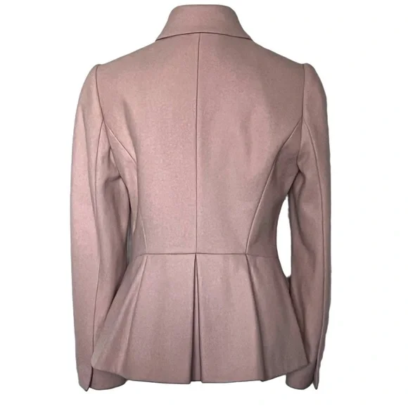 Ted Baker Touch of Cashmere Wool Blend Blazer Sz 3 Luxury European Chic Designer - Picture 2 of 16